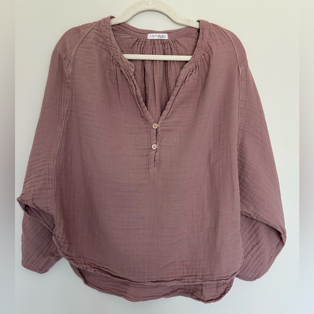 Free People X Cp Shades Doublecloth Solid Top